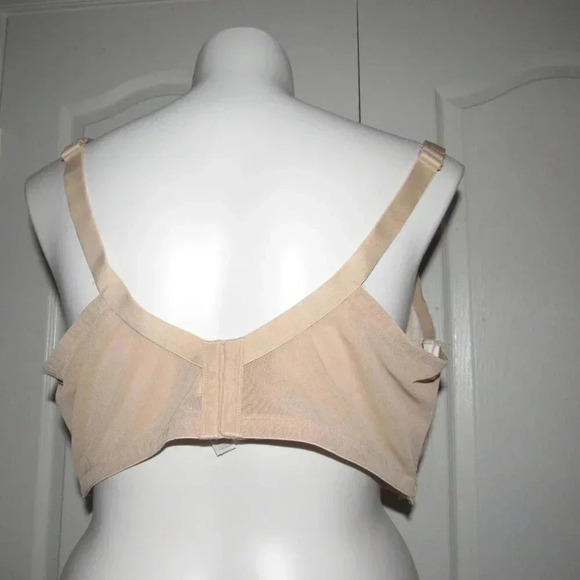 CACIQUE Lace Underlined Underwire Unpadded Tan Bra Size 50G - Picture 3 of 4